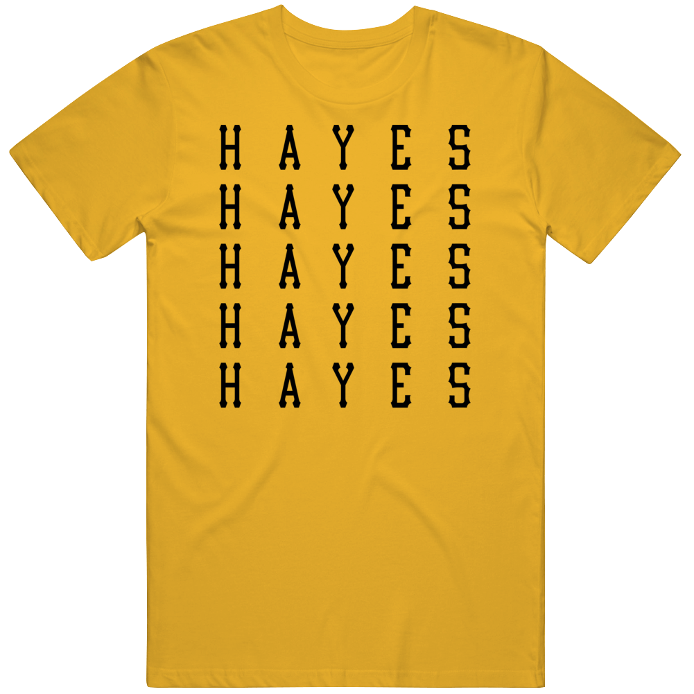 theSteelCityTshirts Ke'Bryan Hayes X5 Pittsburgh Baseball Fan V2 T Shirt Classic / Gold / Large