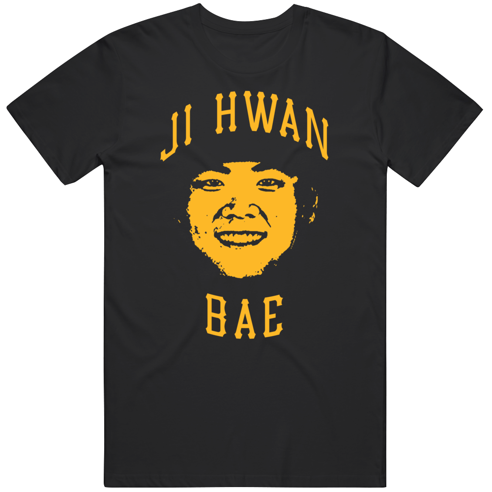 Ji Hwan Bae Pittsburgh Pirates Youth Black Roster Name & Number T-Shirt 