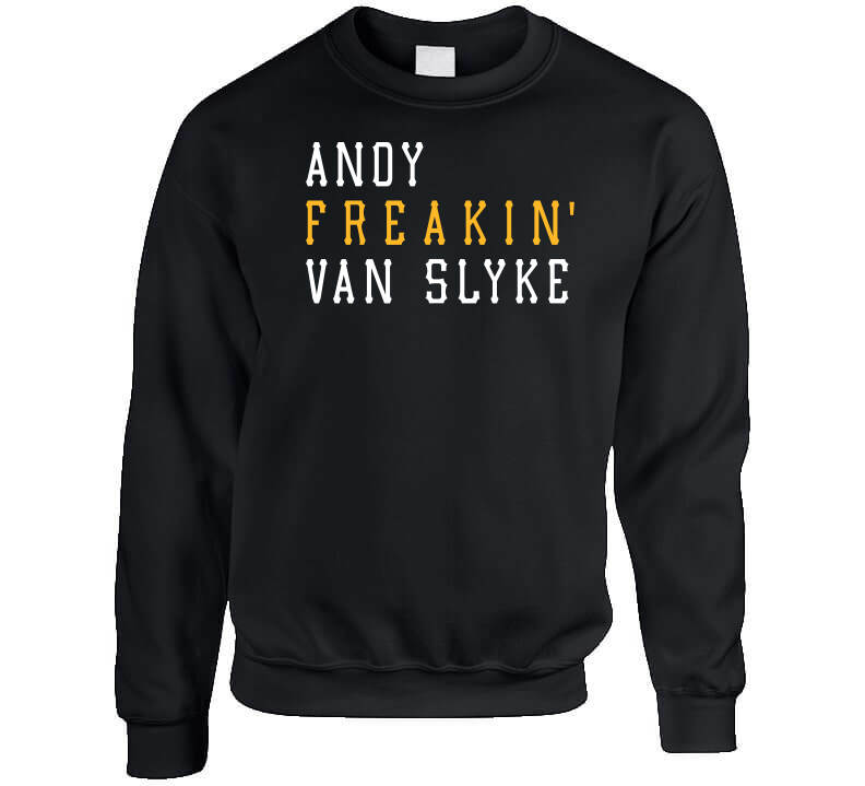 theSteelCityTshirts Andy Van Slyke Property of Pittsburgh Baseball Fan T Shirt Crewneck Sweatshirt / Black / 2 X-Large