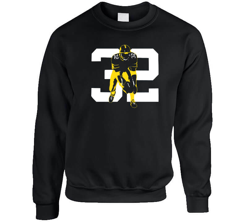 theSteelCityTshirts Franco Harris 32 Goat Immaculate Reception 50th Anniversary Pittsburgh Football Fan T Shirt Kids / Black / Small (Youth)