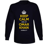 Omar Khan Keep Calm Pittsburgh Football Fan T Shirt