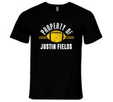 Justin Fields Property Of Pittsburgh Football Fan T Shirt