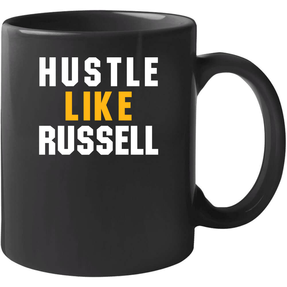 Russell Wilson Hustle Like Russell Pittsburgh Football Fan T Shirt theSteelCityTshirts