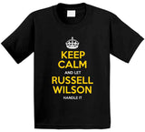 Russell Wilson Keep Calm Pittsburgh Football Fan T Shirt