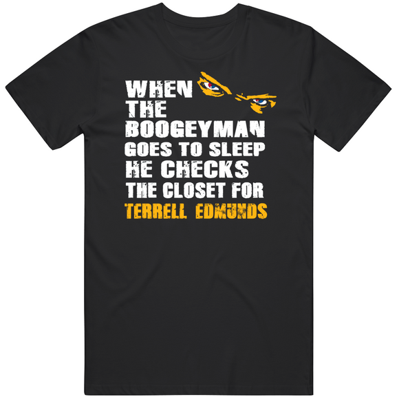 Terrell Edmunds Boogeyman Pittsburgh Football Fan T Shirt