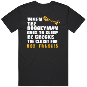 Ron Francis Boogeyman Pittsburgh Hockey Fan T Shirt