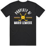 Mario Lemieux Property Of Pittsburgh Hockey Fan T Shirt