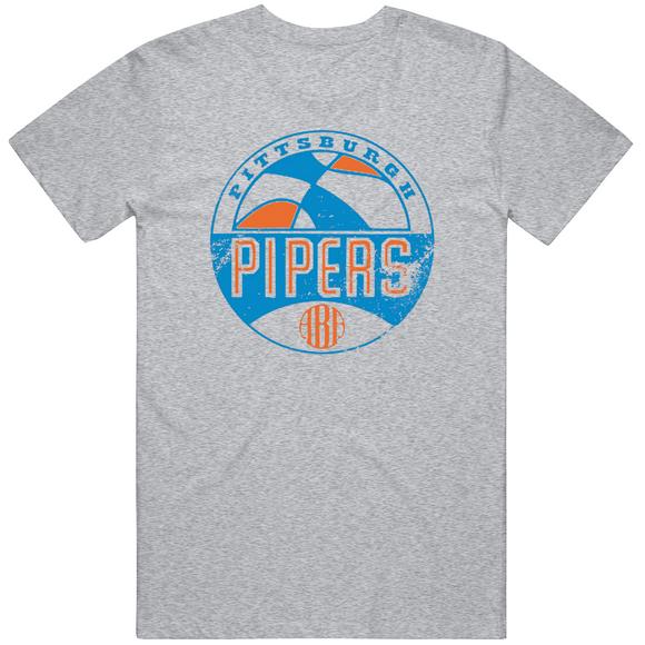Pittsburgh Pipers Basketball Retro ABA T Shirt