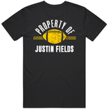 Justin Fields Property Of Pittsburgh Football Fan T Shirt