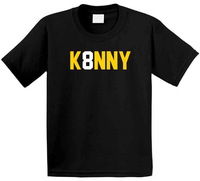 Black Tee Shirt KENNY PICKETT AKA ( KENNYWOOD ) Pittsburgh