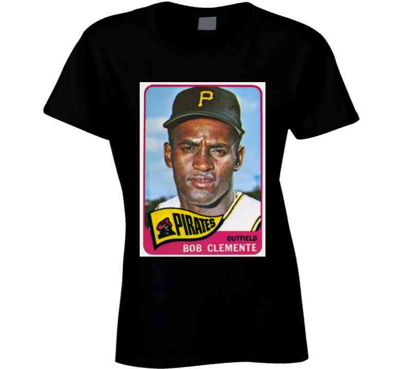 theSteelCityTshirts Roberto Clemente Silhouette Pittsburgh Baseball Fan V2 T Shirt Premium / Black / 3 X-Large
