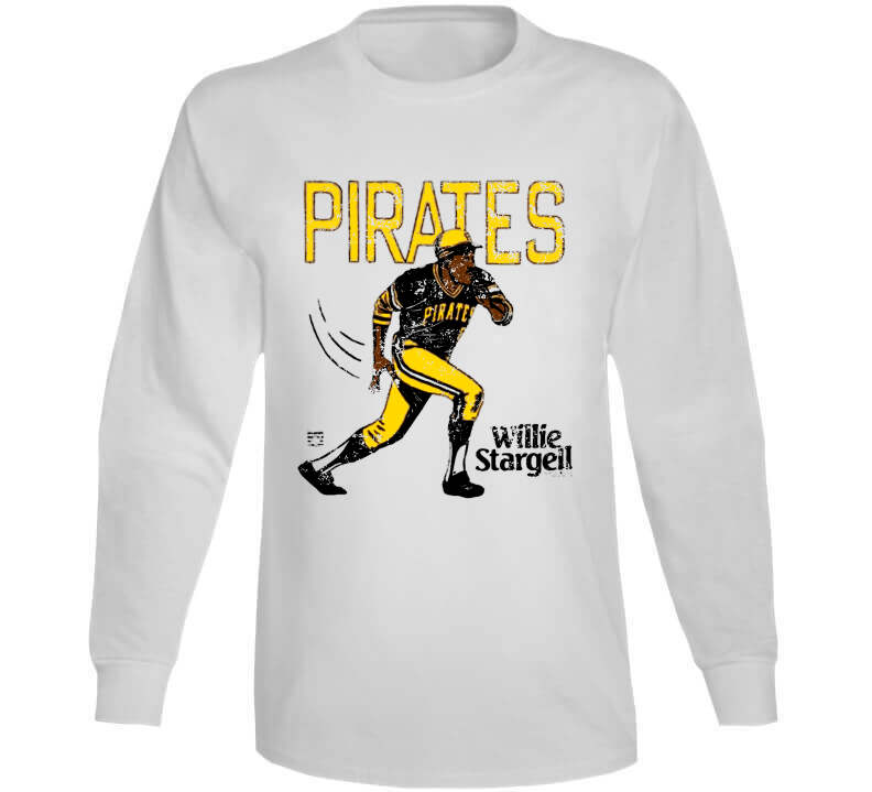  Willie Stargell T-Shirt (Premium Men's T-Shirt, Small, Tri  Black) - Willie Stargell Retro WHT : Sports & Outdoors