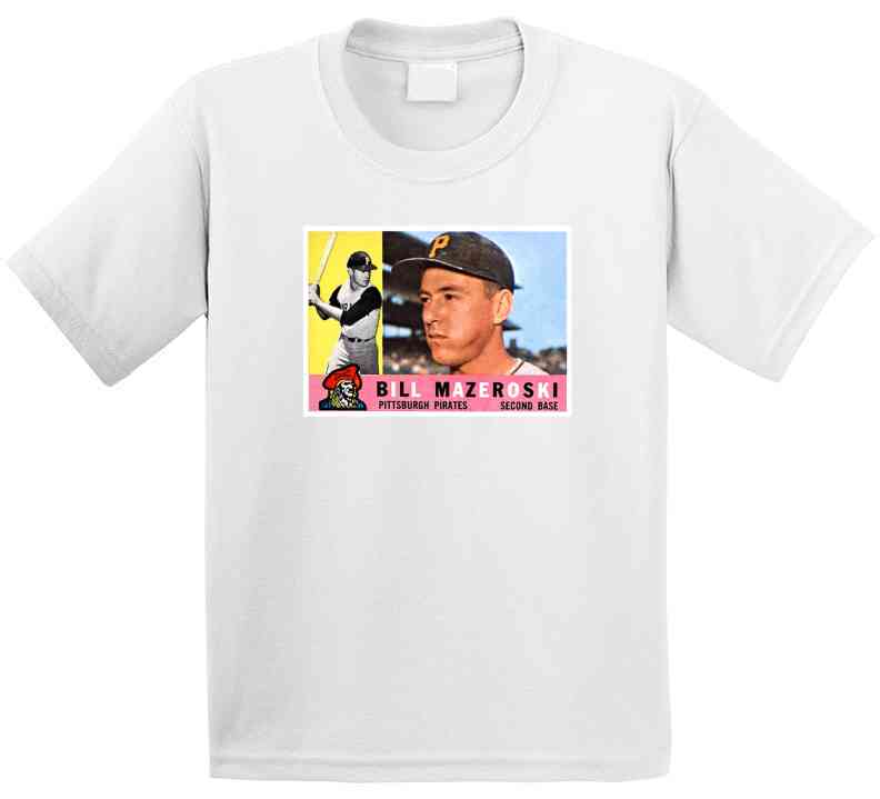 Bill Mazeroski T-Shirts & Apparel, Pittsburgh Pirates Baseball