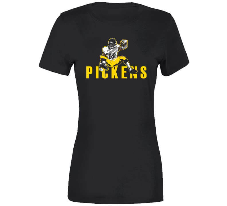 theSteelCityTshirts Air Pickens George Pickens The Catch Pittsburgh Football Fan T Shirt Classic / Black / 5 X-Large