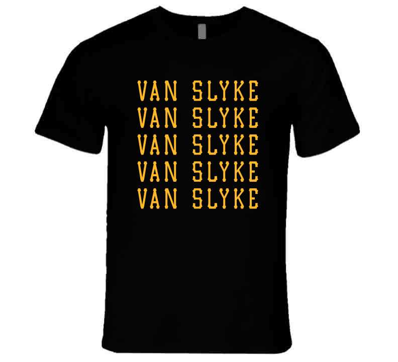 theSteelCityTshirts Andy Van Slyke Goat 18 Pittsburgh Baseball Fan V2 T Shirt Classic / Gold / Large