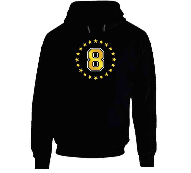 theSteelCityTshirts Willie Stargell Number 8 Pittsburgh Baseball Fan T Shirt Hoodie / Black / 2 X-Large
