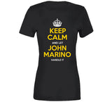 John Marino Keep Calm Pittsburgh Hockey Fan T Shirt