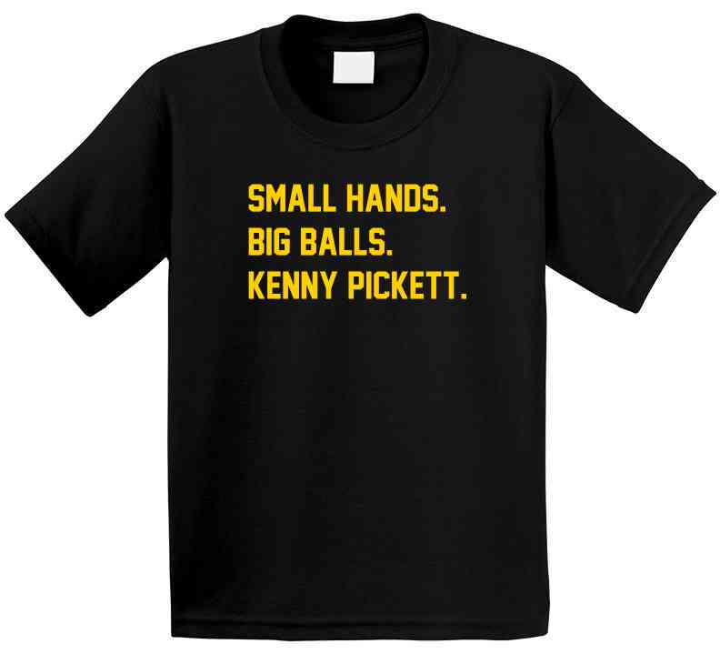 Kenny Pickett Small Hands Big Balls Pittsburgh Football Fan T Shirt –  theSteelCityTshirts