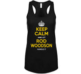 Rod Woodson Keep Calm Pittsburgh Football Fan T Shirt