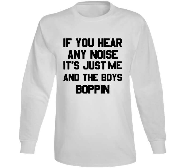 theSteelCityTshirts Dave Parker Hear Any Noise Me and The Boys Boppin Pittsburgh Baseball Fan V2 T Shirt Long Sleeve / White / 2 X-Large
